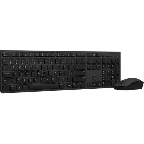 Lenovo Professional Wireless Rechargeable Combo Keyboard and Mouse-US English