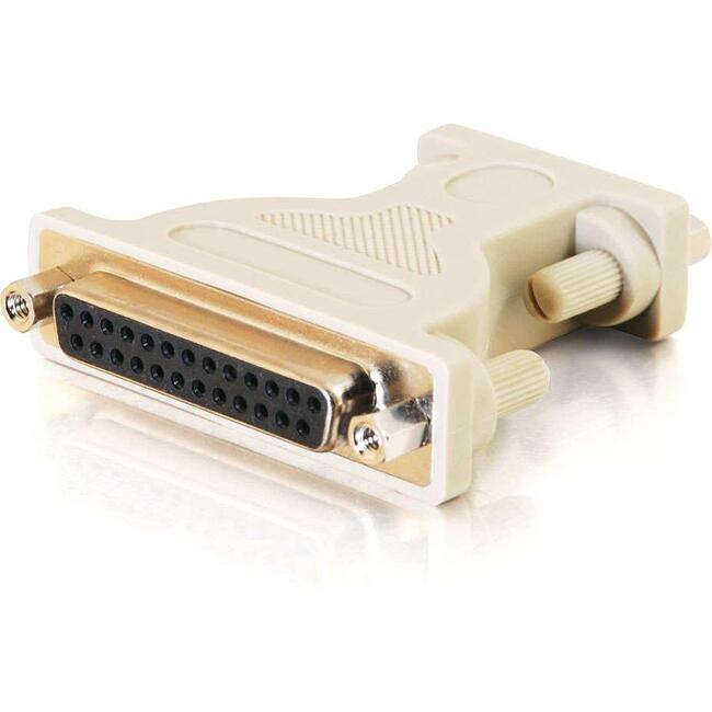 C2G DB9F to DB25F Null Modem Adapter