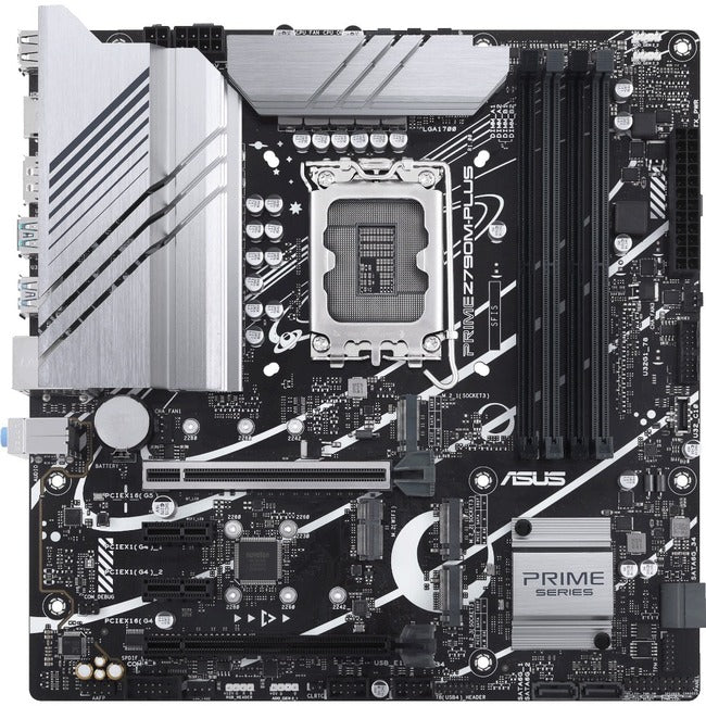 Asus Prime Z790M-PLUS Desktop Motherboard - Intel Z790 Chipset - Socket LGA-1700 - Micro ATX