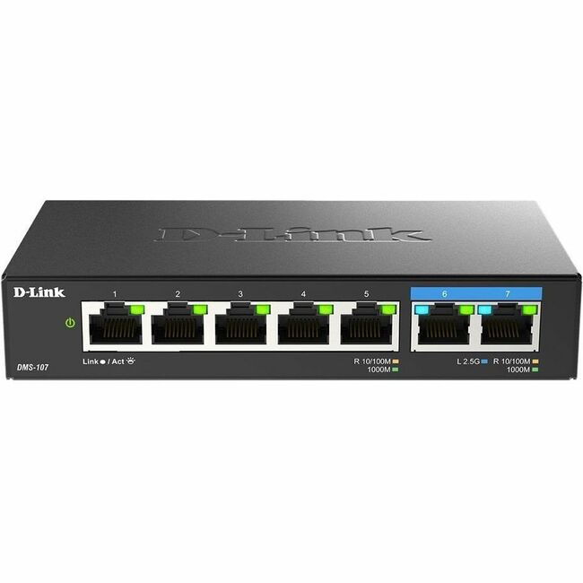 D-Link 7-Port Multi-Gigabit Unmanaged Switch