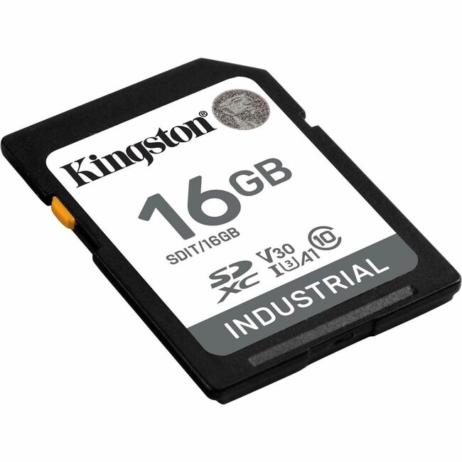 Kingston Industrial 16 Go Classe 10/UHS-I (U3) V30 SDHC - 1 paquet