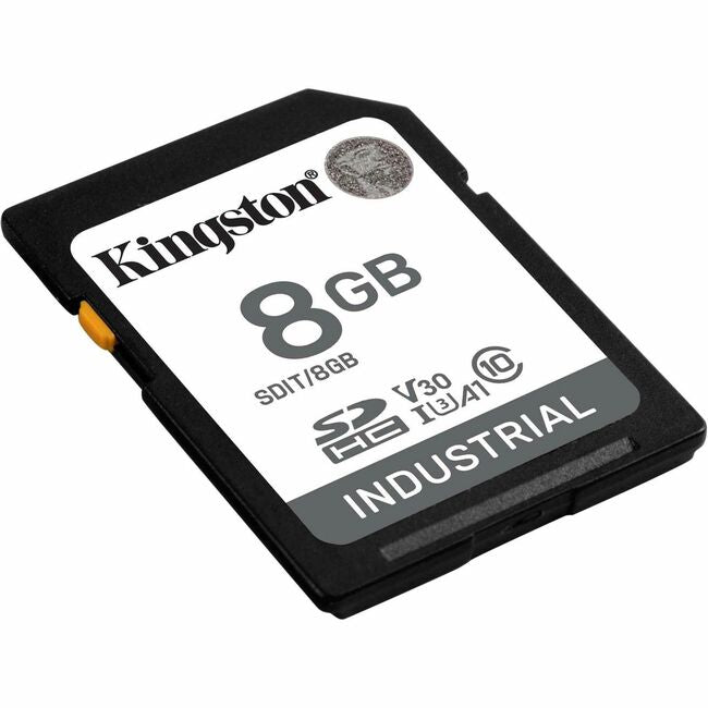 Carte SDHC Kingston Industrial 8 Go Classe 10/UHS-I (U3) V30