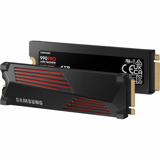 Disque SSD Samsung 990 PRO 4 To - M.2 2280 interne - PCI Express NVMe (PCI Express NVMe 4.0 x4)