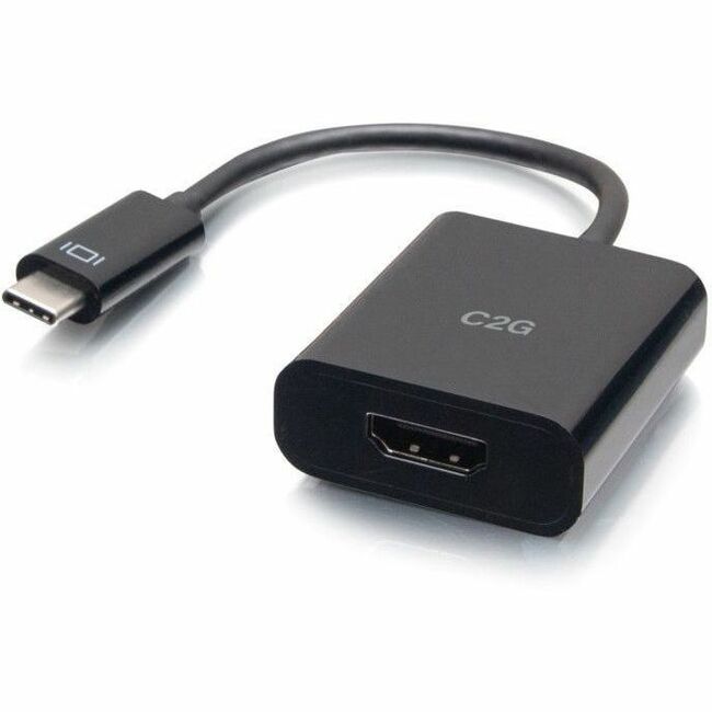 C2G USB-C to HDMI Audio/Video Adapter Converter - 4K 60Hz - Black