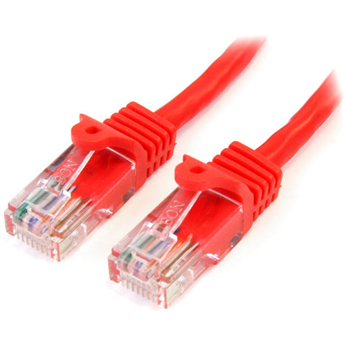 StarTech.com 2 ft Red Snagless Cat5e UTP Patch Cable