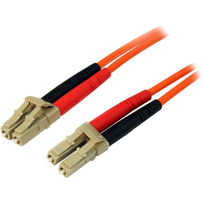 Câble à fibre optique StarTech.com 15 m - Multimode Duplex 50/125 - LSZH - LC/LC - OM2 - Câble de raccordement à fibre optique LC vers LC