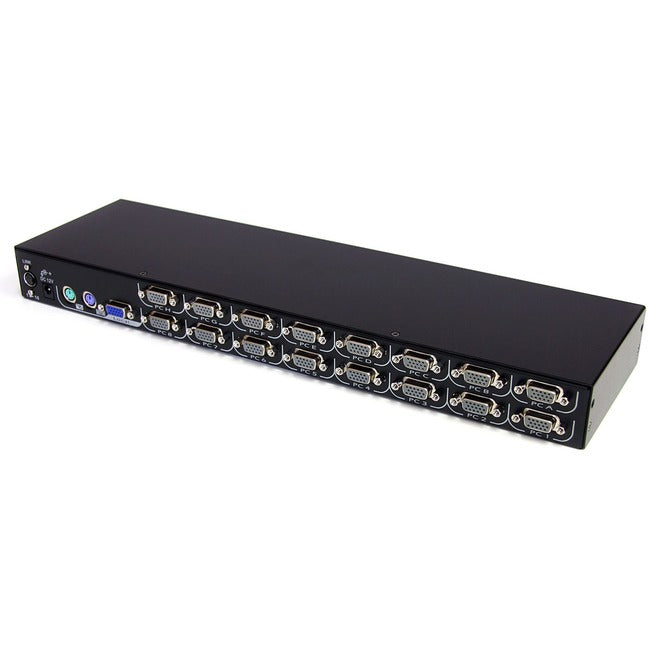 Module KVM 16 ports StarTech.com pour consoles LCD à montage en rack avec console PS/2 et VGA supplémentaire