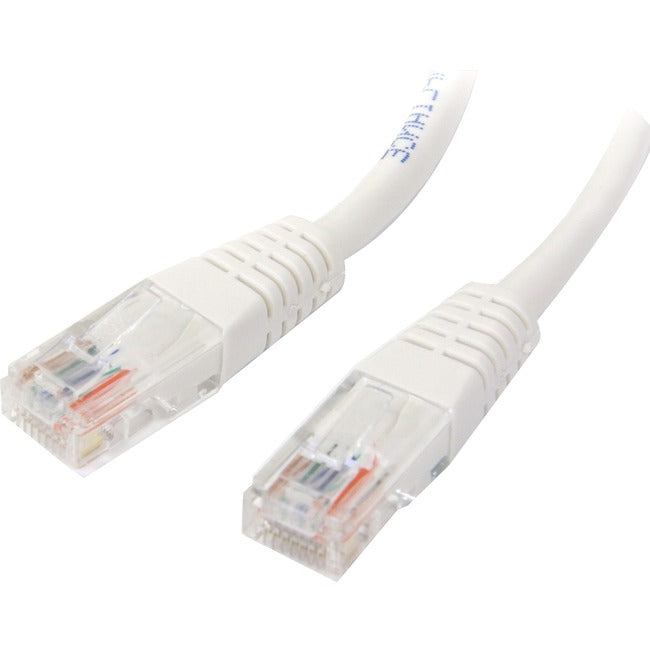 StarTech.com 10 ft White Molded Cat5e UTP Patch Cable